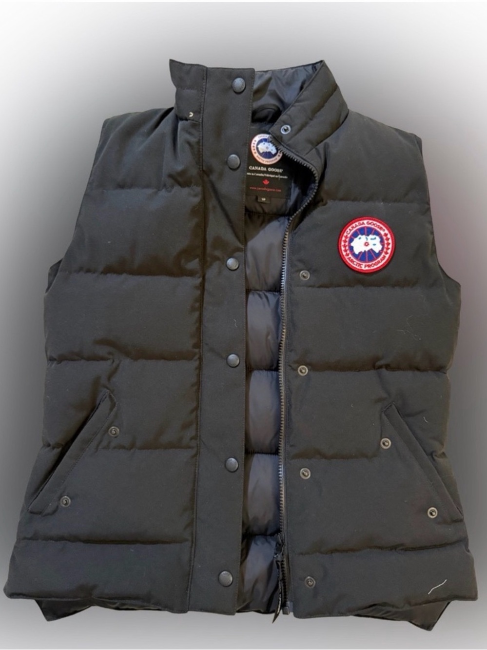 Canada Goose Women’s Black Down-filled Vest. 
Excellent condition - like new